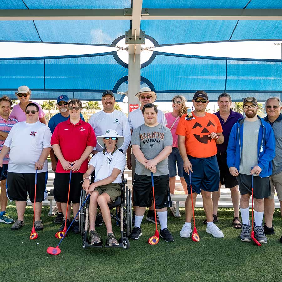 STAR participants and instructors of Golf program | STARability Foundation