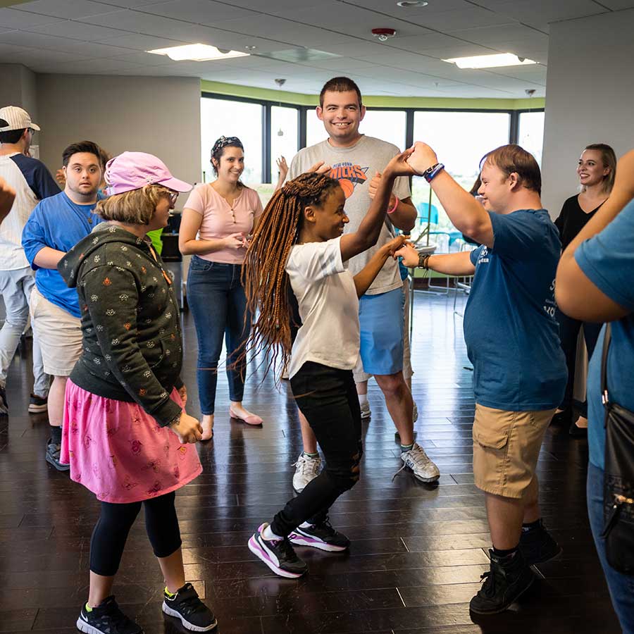 STAR participants dancing during Improv & Musical Theater class | STARability Foundation