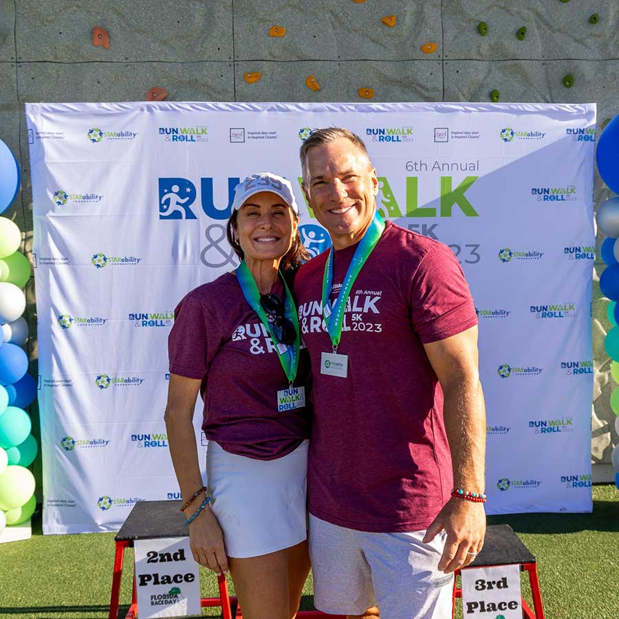 Finishers of the Run, Walk and Roll 5K supporting the STARability Foundation